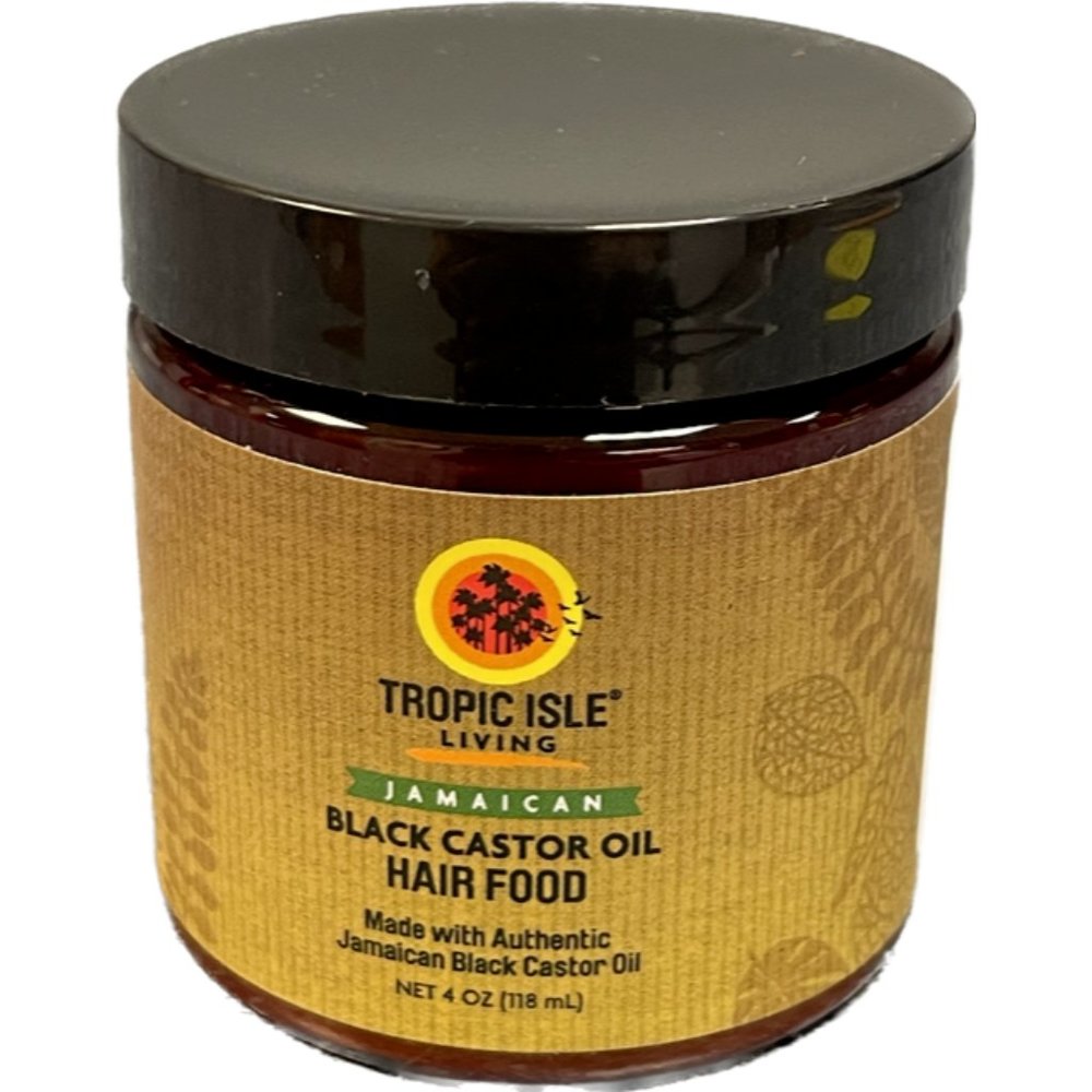 Tropic Isle Living COCONUT Jamaican Black Castor Oil Hair Food 4oz NEW exp 3/25